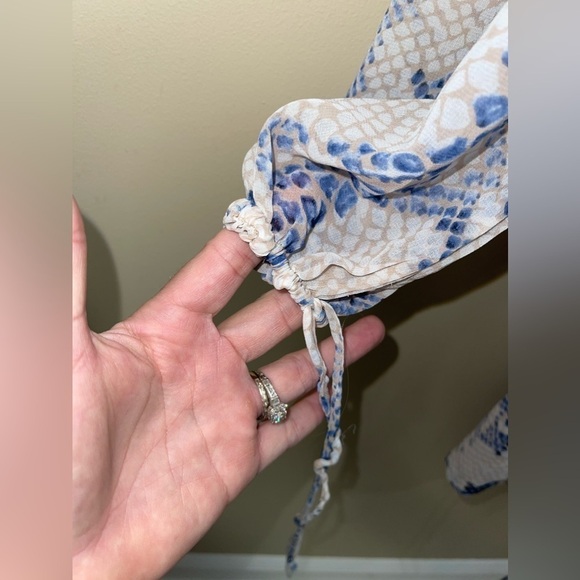 Olivaceous Blush Snake Cutout Dress Size Large - Picture 7 of 9